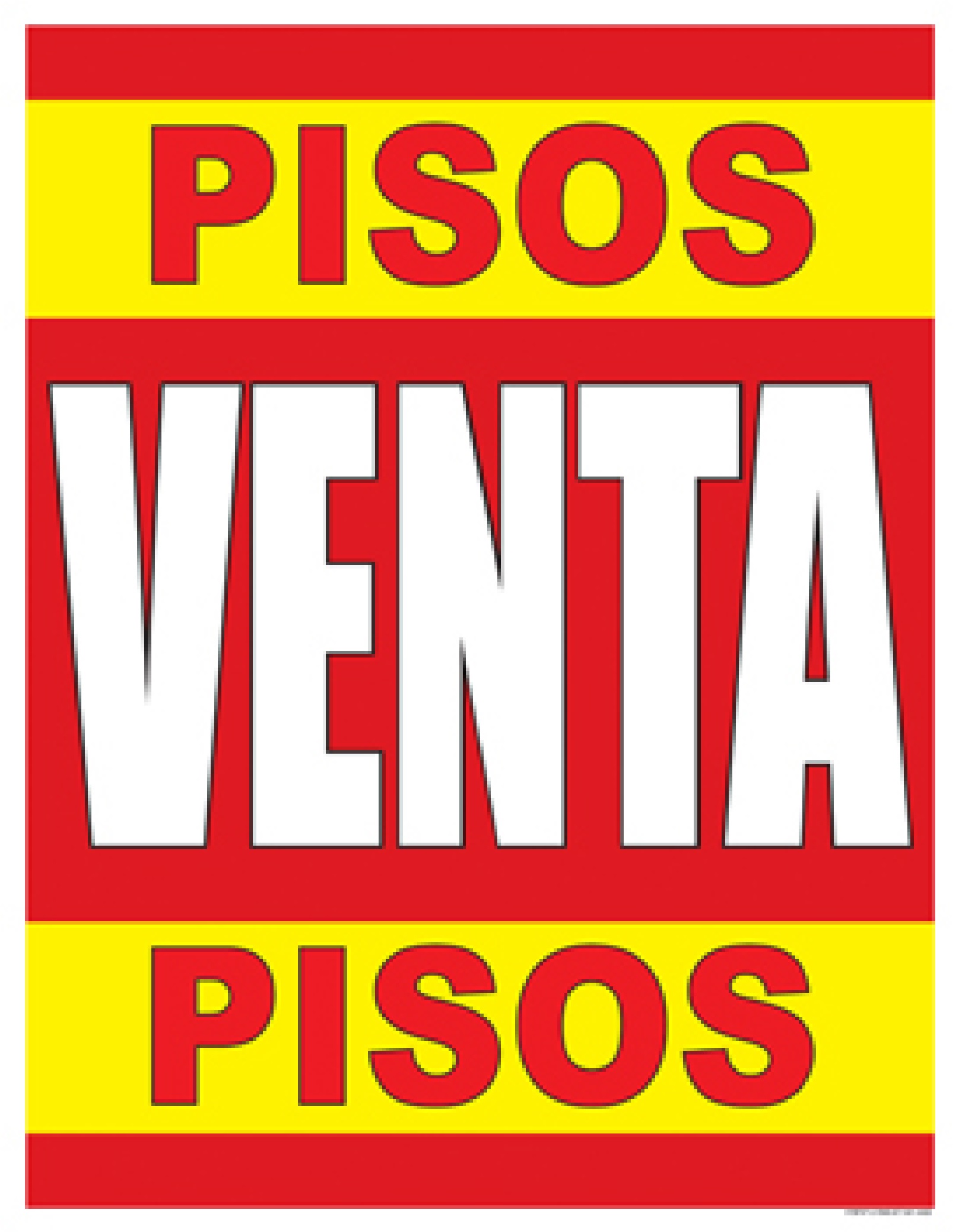 Pisos Venta Pisos SPANISH FLOORING SALE Window Poster Sign 22x28